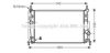 AVA QUALITY COOLING MZ2246 Radiator, engine cooling
